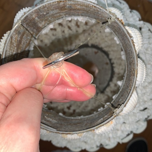 Custom Handmade SeaShell / Opal Chandelier - Picture 12 of 13